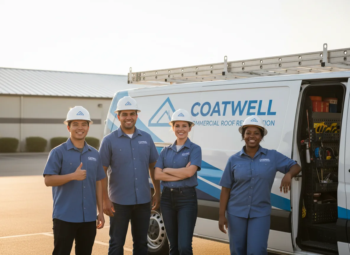 Commercial roof coating company in Newport, VA
